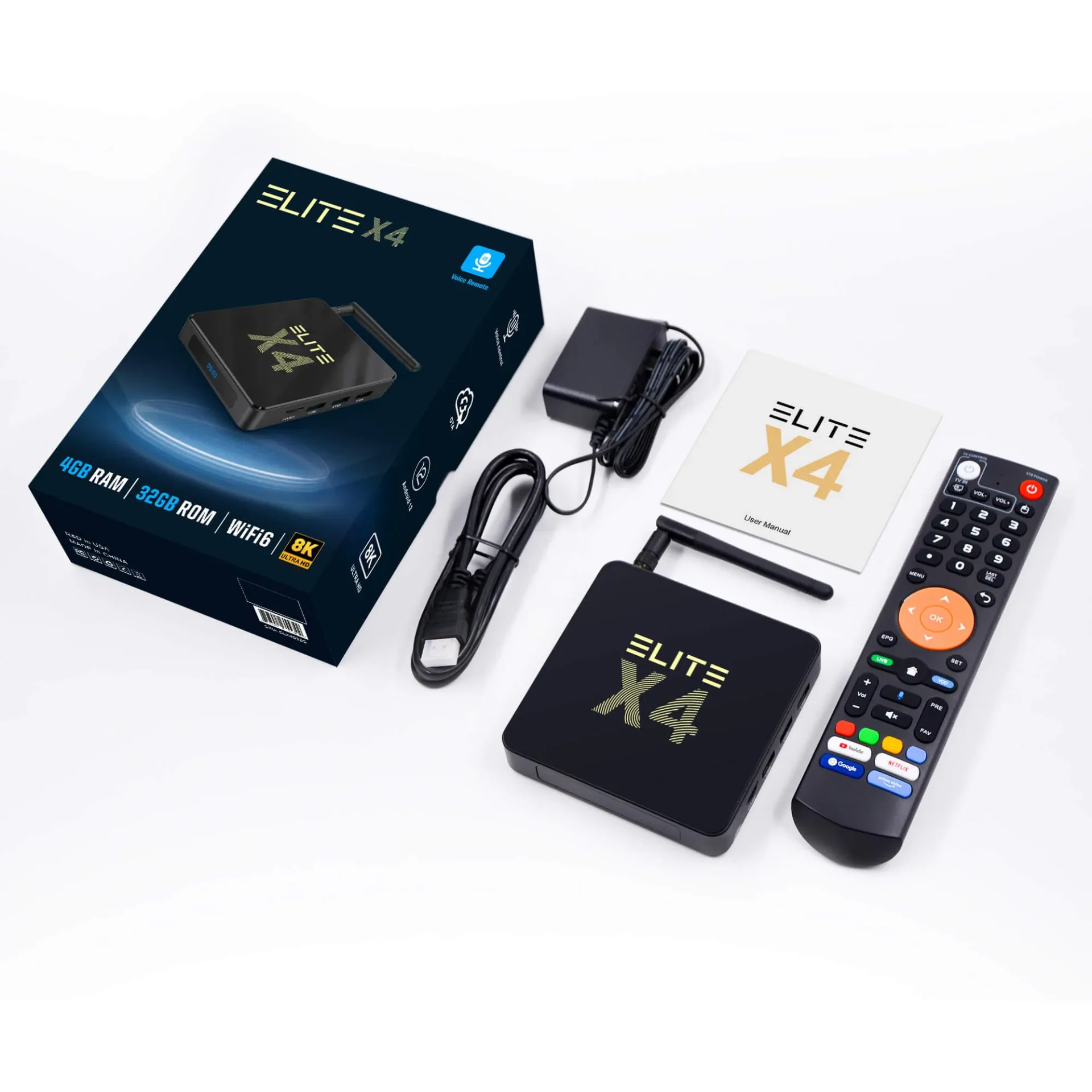 Magabox Elite X4 ELITEX4 TV Streaming TV Box Magabox Elite X4 ELITEX4 TV Streaming TV Box